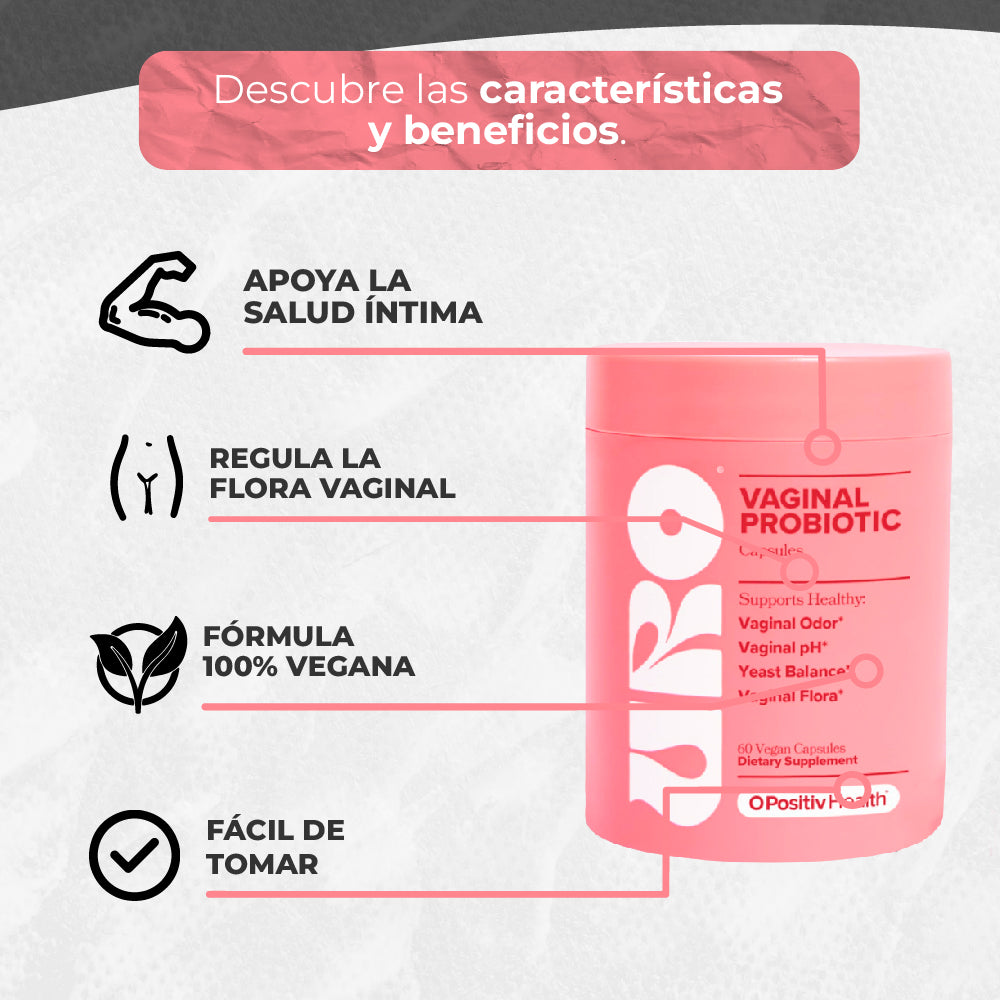 URO PROBIOTICOS VAGINALES 60 CAPSULAS