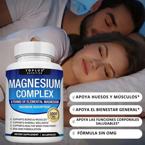 🌟2x1 Magnesium Complex 1000 mg ORIGINAL 8 tipos de magnesio en 1🌿