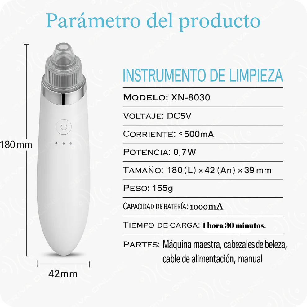 Extractor de puntos negros 4 cabezales
