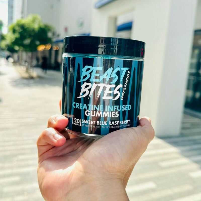 Beast Bites Gomitas de Creatina 150un.