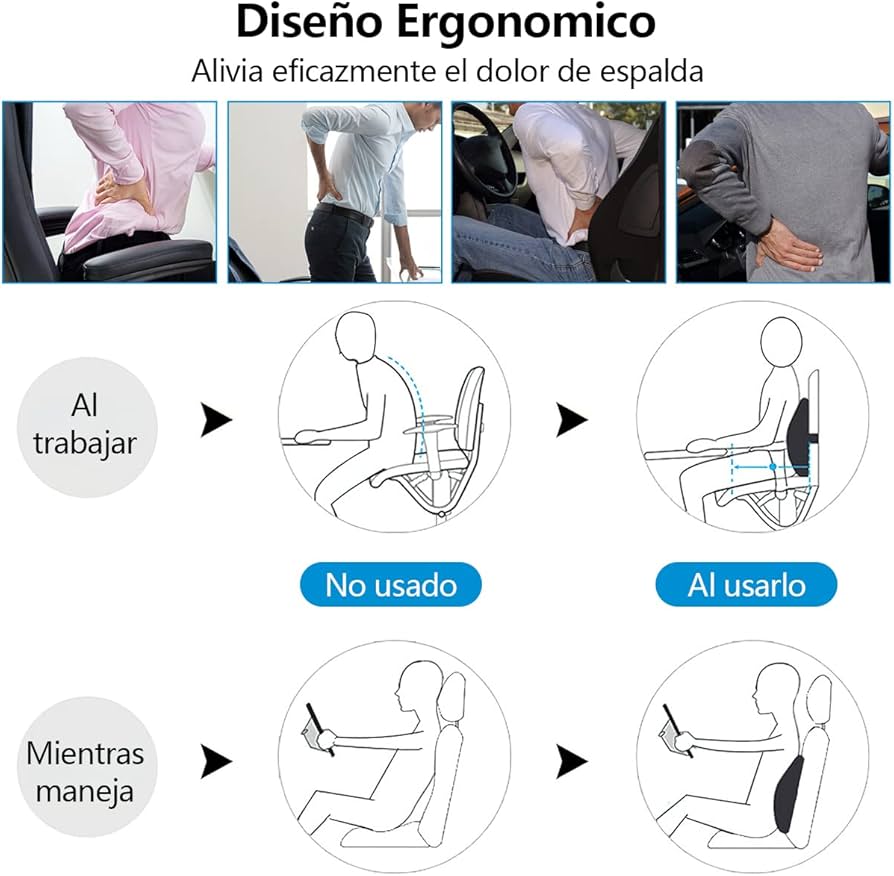 Cojín Lumbar Ergonómico