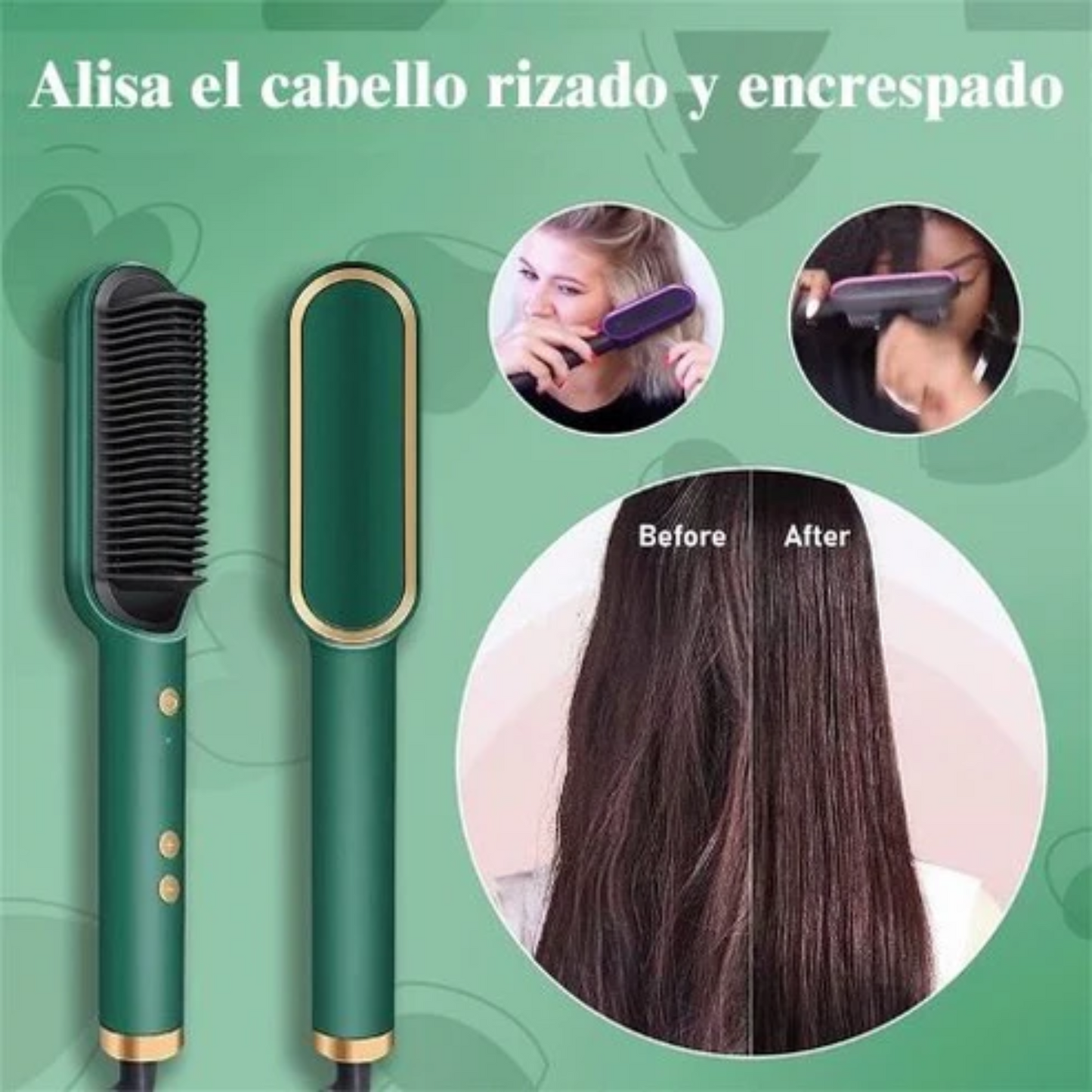 Cepillo Alisador, Rizador Multifuncional