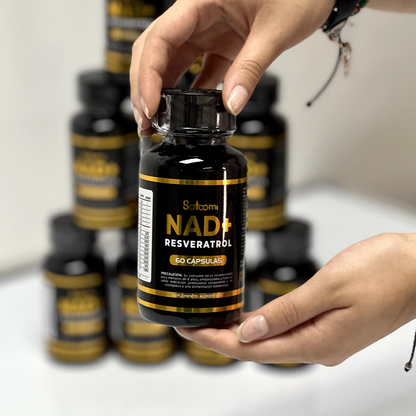 NAD + Resveratrol 2x1 - Suplemento Potenciador & Rejuvenecedor