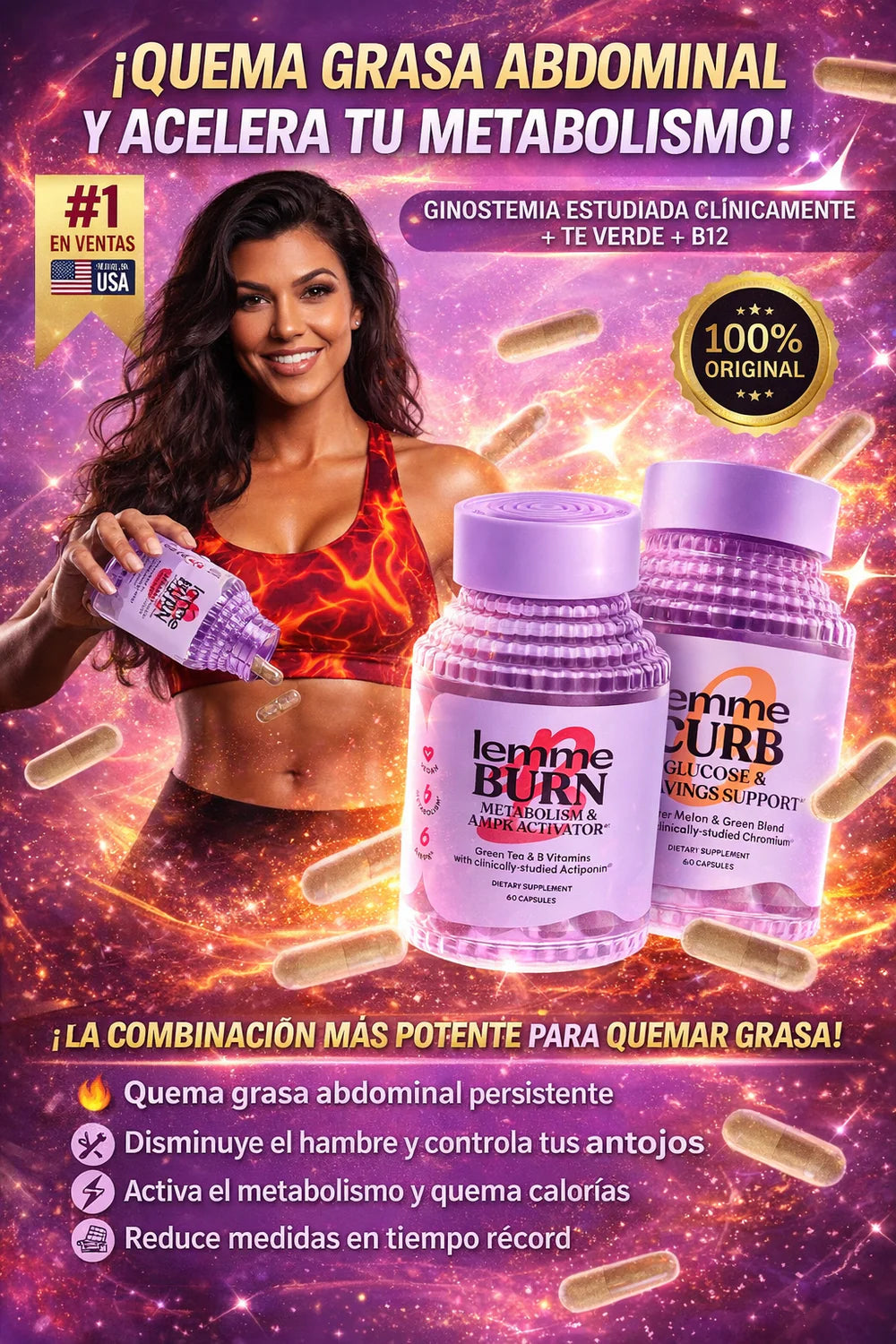 🔥 Lemme Burn® – 60 Cápsulas |