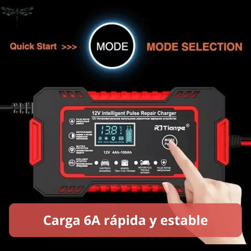 CARGADOR DE BATERIAS PARA AUTO
