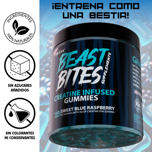 Beast Bites Gomitas de Creatina 150un.
