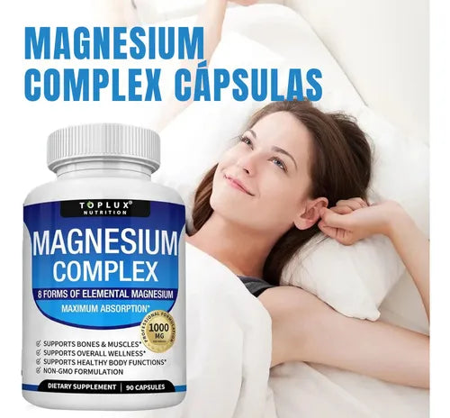 🌟2x1 Magnesium Complex 1000 mg ORIGINAL 8 tipos de magnesio en 1🌿