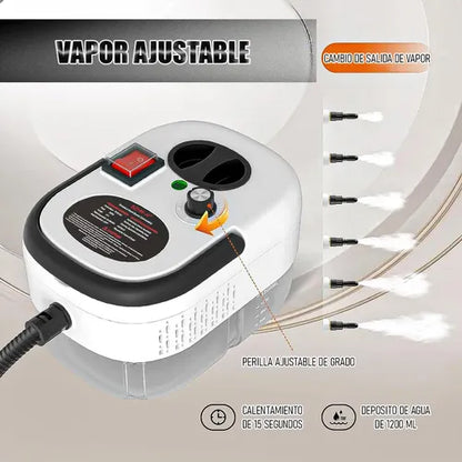 Limpiador A Vapor Presion 2500w Portatil