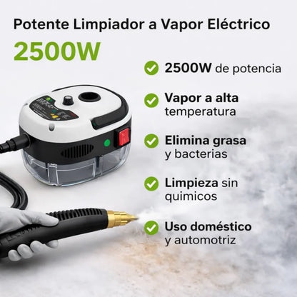 Limpiador A Vapor Presion 2500w Portatil