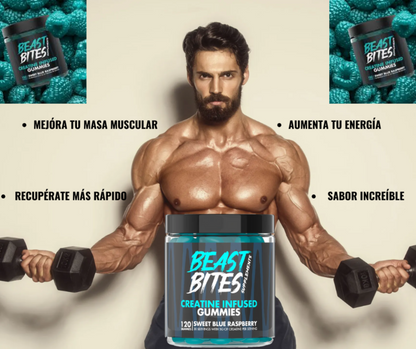 Beast Bites Gomitas de Creatina 150un.