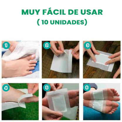 🔥 100 Parches Kinokis para pie