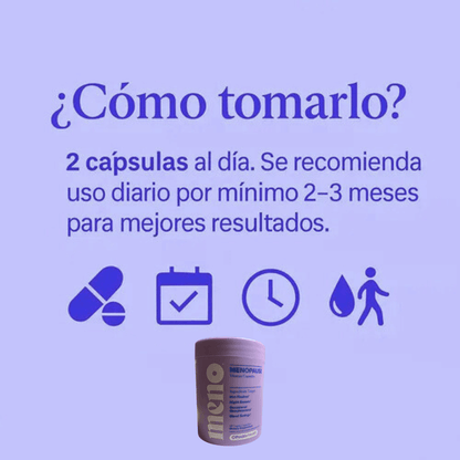 MENO™ Probióticos,Para Sintomas de Menopausia 60 Capsulas!