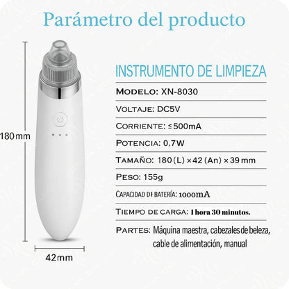 Extractor de puntos negros 4 cabezales