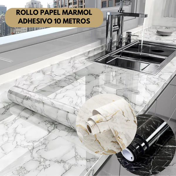 Papel Adhesivo de Mármol