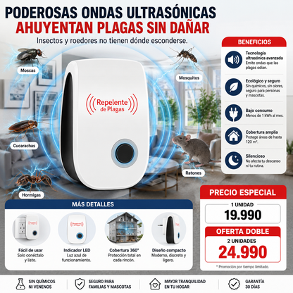 Repelente electrico para ratones