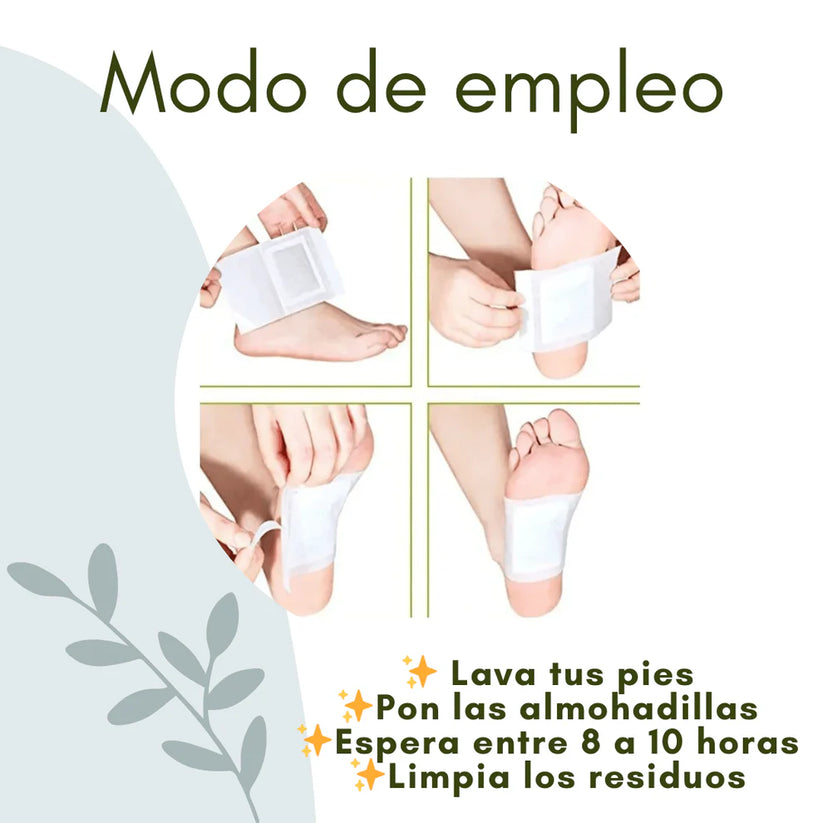 🔥 100 Parches Kinokis para pie