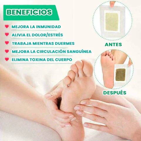 🔥 100 Parches Kinokis para pie